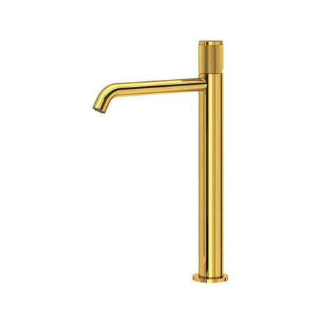 Amahle™ Single Handle Tall Lavatory Faucet Unlacquered Brass PoshHaus