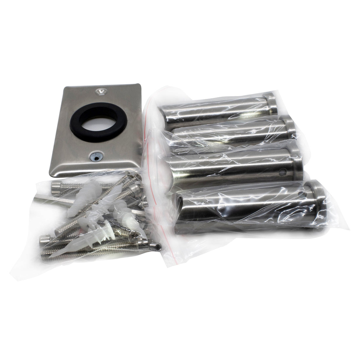 Amba Products Accessory AR-BP-B Radiant Bracket Pack - 3.5 x 1 x 1 in. - Brushed Finish