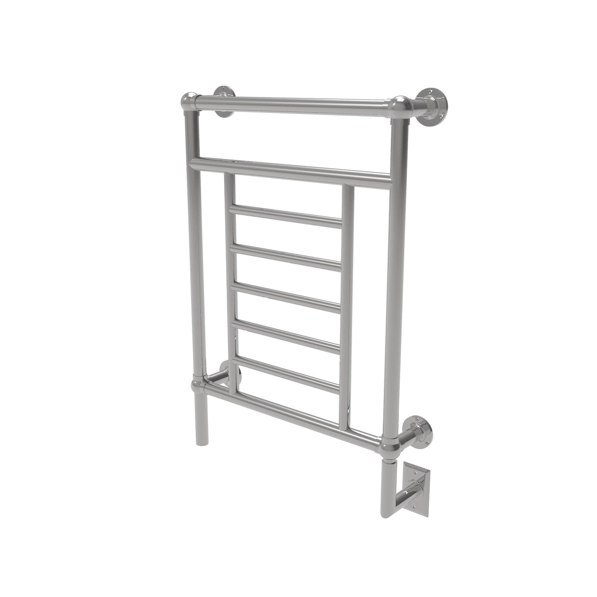 Amba Products T-2536PN Traditional Model 8-Bar Hardwired Towel Warmer - 5.375 x 25.25 x 36.375 in. - Polished Nickel Finish