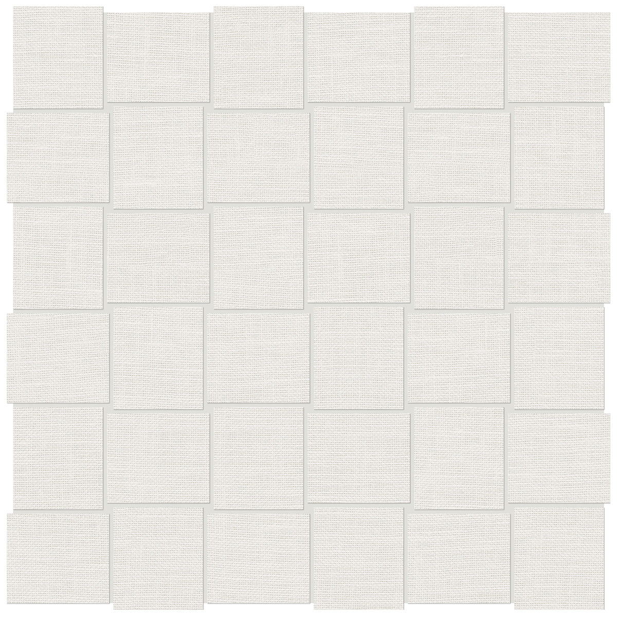 Anatolia Tile 2X2 Basketweave Belgian Linen Ivory Porcelain Mosaics. 1 Sheet = .96 Sq. Ft. 4501-0029-1 (69-566) Ivory Basketweave 2x2 - premium natural stone mosaic tile from Anatolia Tile, available at PoshHaus showroom in Keene, NH
