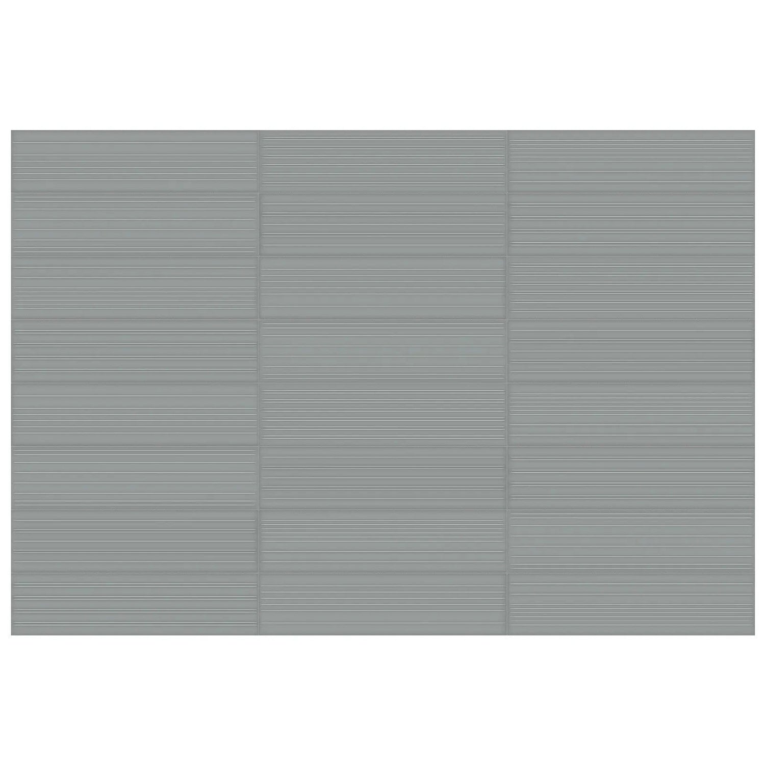 Anatolia Geometra 3X12 Divide Charcoal Glossy Ceramic Wall Tile 4000-0313-0 Charcoal Divide 3x12 - premium natural stone mosaic tile from Anatolia Tile, available at PoshHaus showroom in Keene, NH