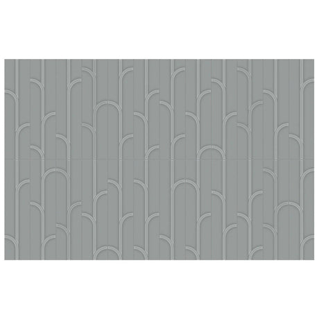 Anatolia Geometra 3X12 Ivy Charcoal Glossy Ceramic Wall Tile 4000-0308-0 Charcoal Ivy 3x12 - premium natural stone mosaic tile from Anatolia Tile, available at PoshHaus showroom in Keene, NH
