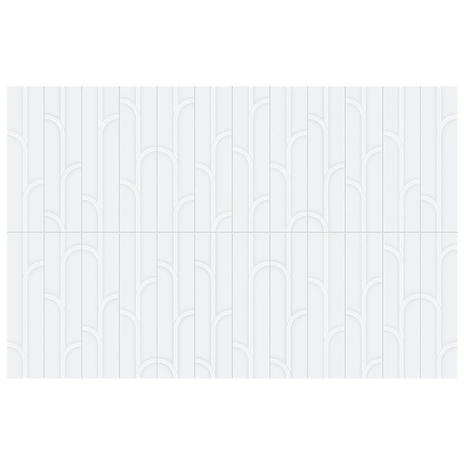 Anatolia Geometra 3X12 Ivy Powder Glossy Ceramic Wall Tile 4000-0303-0 Powder Ivy 3x12 - premium natural stone mosaic tile from Anatolia Tile, available at PoshHaus showroom in Keene, NH