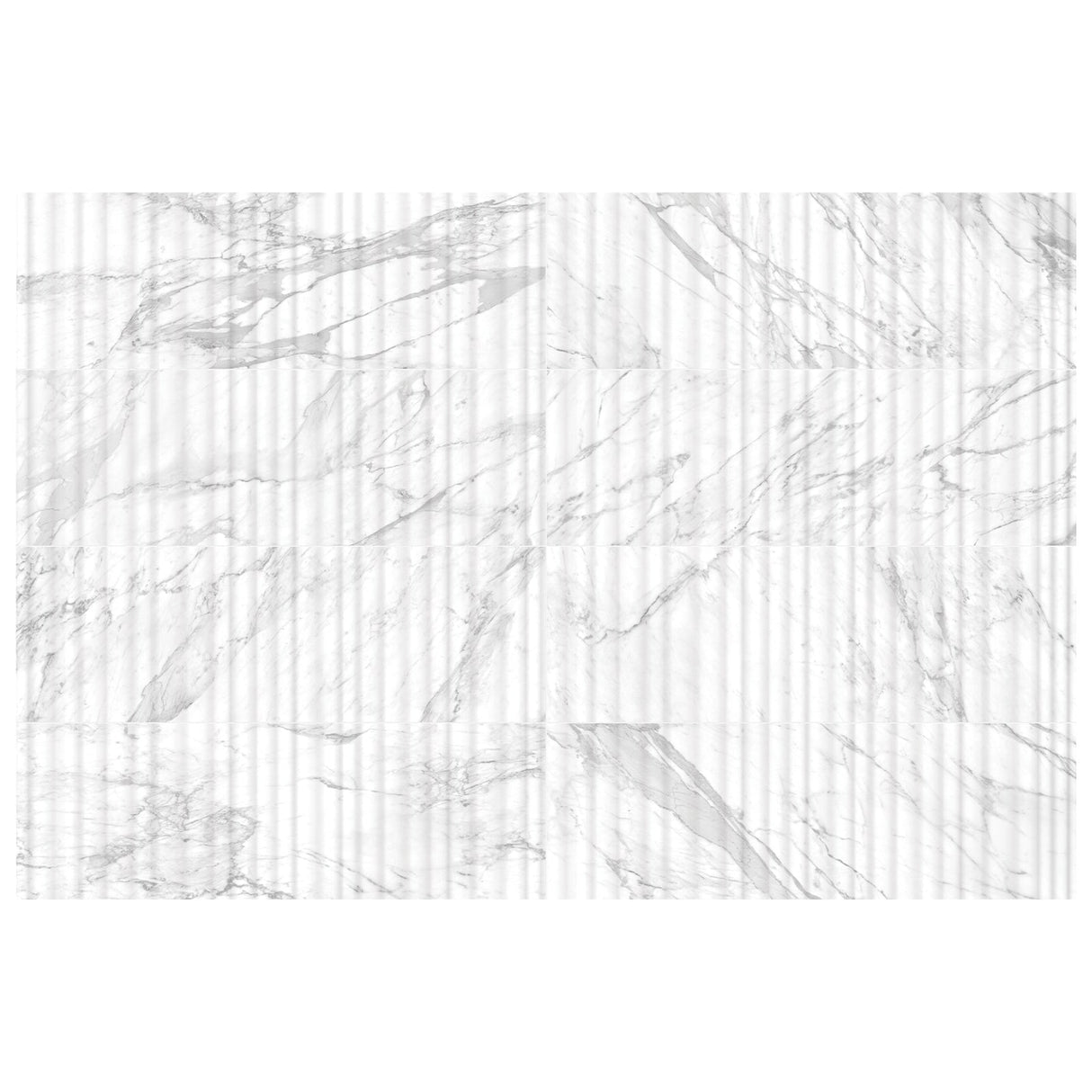 Anatolia Tile 12X36 Raffino Alto Bianco Matte 4000-0264-0 Bianco Vita Alto - premium natural stone mosaic tile from Anatolia Tile, available at PoshHaus showroom in Keene, NH