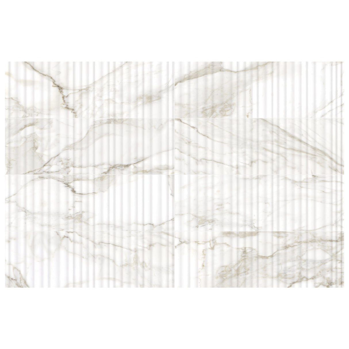 Anatolia Tile 12X36 Raffino Alto Calacatta Matte 4000-0266-0 Onyx Suave Alto - premium natural stone mosaic tile from Anatolia Tile, available at PoshHaus showroom in Keene, NH