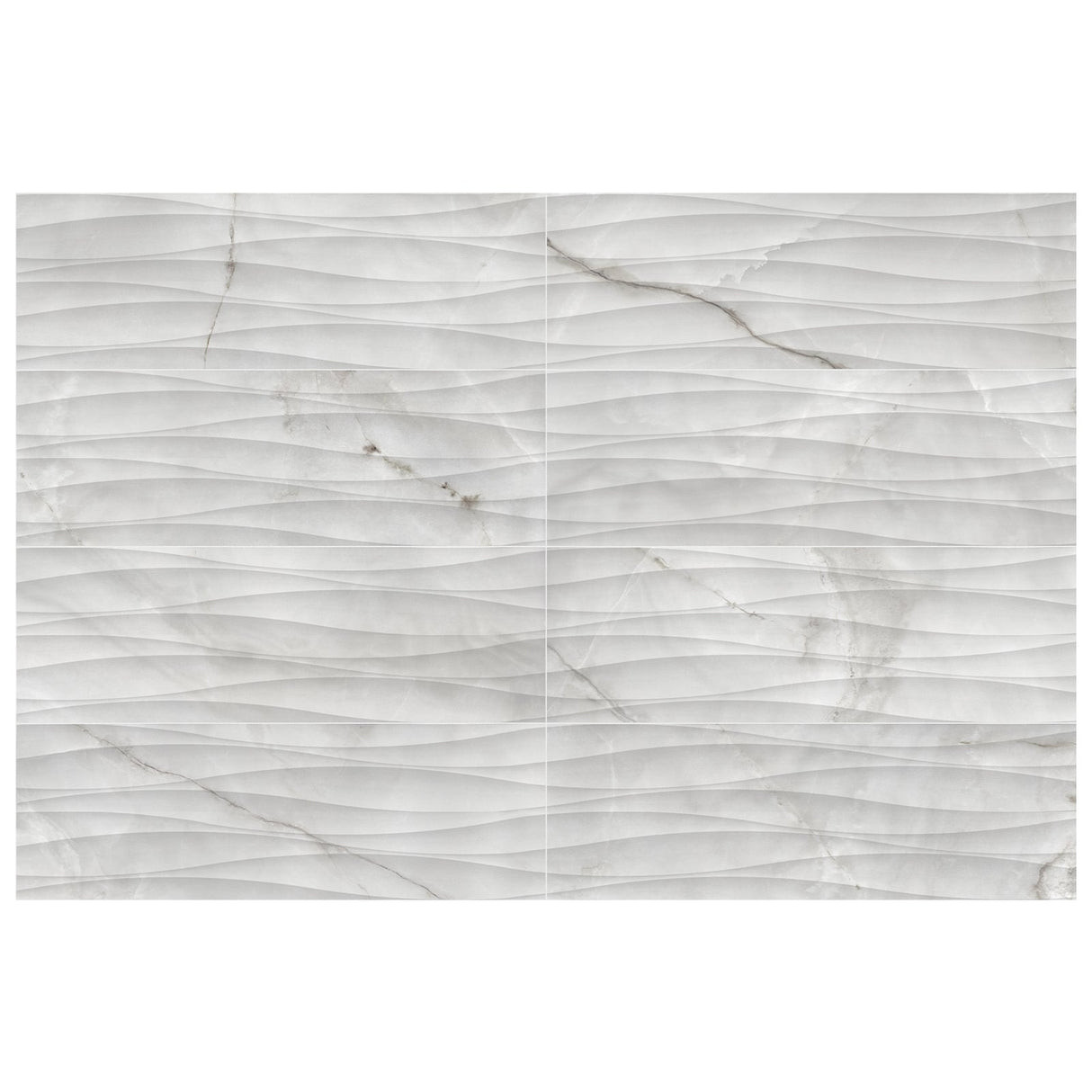 Anatolia Tile 12X36 Raffino Curva Onyx Matte 4000-0271-0 - premium natural stone mosaic tile from Anatolia Tile, available at PoshHaus showroom in Keene, NH