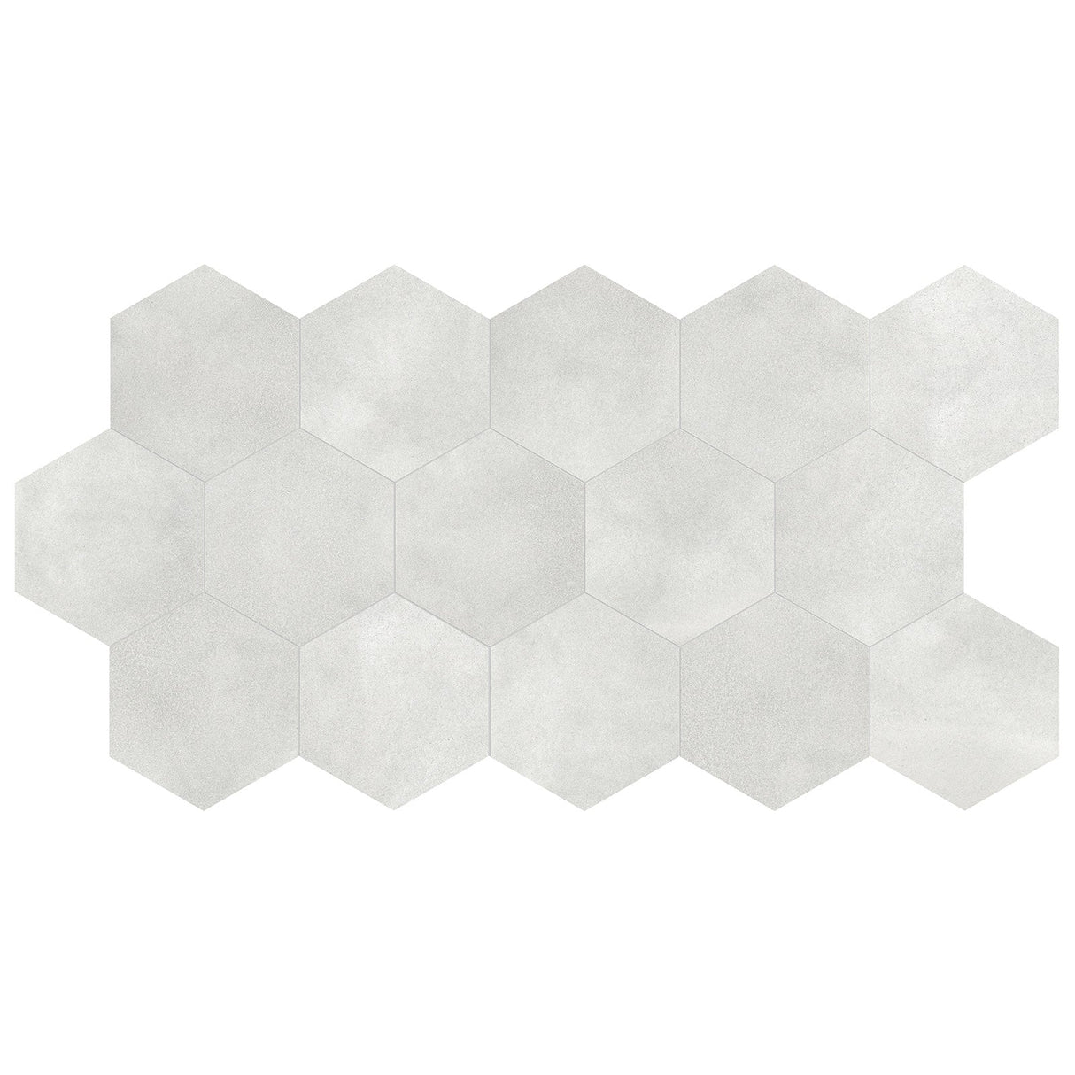 Anatolia Tile 8 In Hex Tapestri Denim 4500-0982-0 Hexagon Denim Hexagon 8.5x8.5 - premium natural stone mosaic tile from Anatolia Tile, available at PoshHaus showroom in Keene, NH
