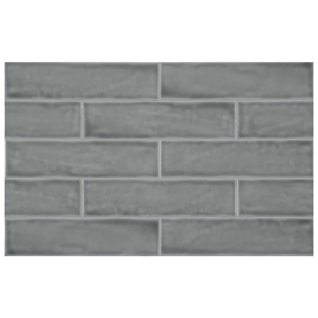 Anatolia Tile 3X12 Teramoda Charcoal Glossy 4000-0249-0 Charcoal - premium natural stone mosaic tile from Anatolia Tile, available at PoshHaus showroom in Keene, NH