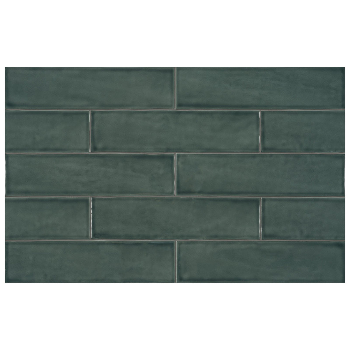 Anatolia Tile 3X12 Teramoda Emerald Glossy 4000-0247-0 Emerald - premium natural stone mosaic tile from Anatolia Tile, available at PoshHaus showroom in Keene, NH