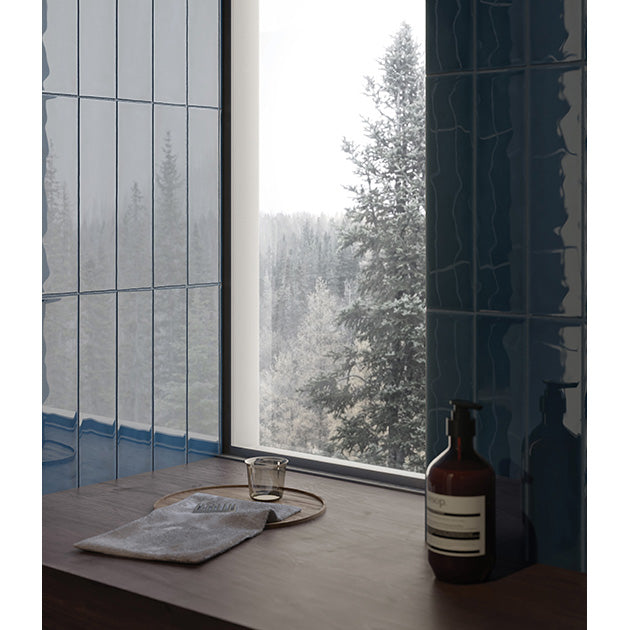 Anatolia Tile 3X12 Teramoda Ink Glossy 4000-0253-0 Ink - premium natural stone mosaic tile from Anatolia Tile, available at PoshHaus showroom in Keene, NH