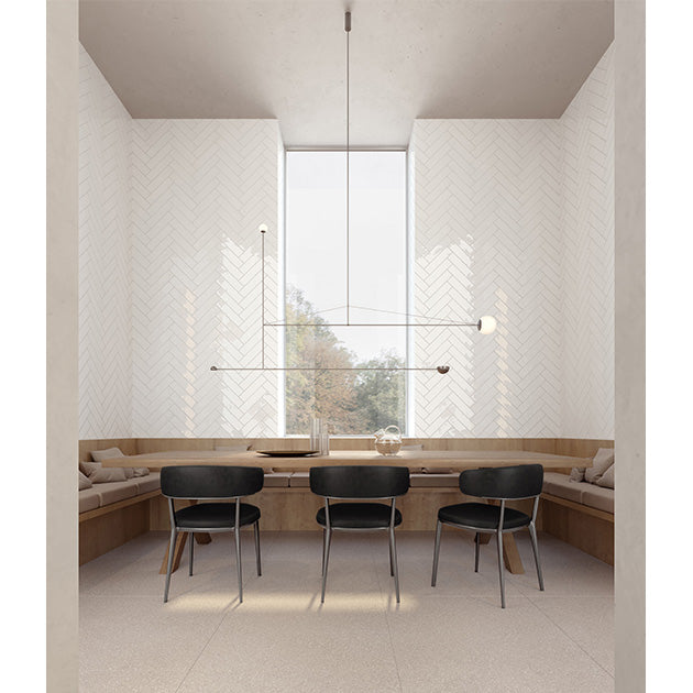 Anatolia Tile 3X12 Teramoda Powder Glossy 4000-0244-0 Powder - premium natural stone mosaic tile from Anatolia Tile, available at PoshHaus showroom in Keene, NH