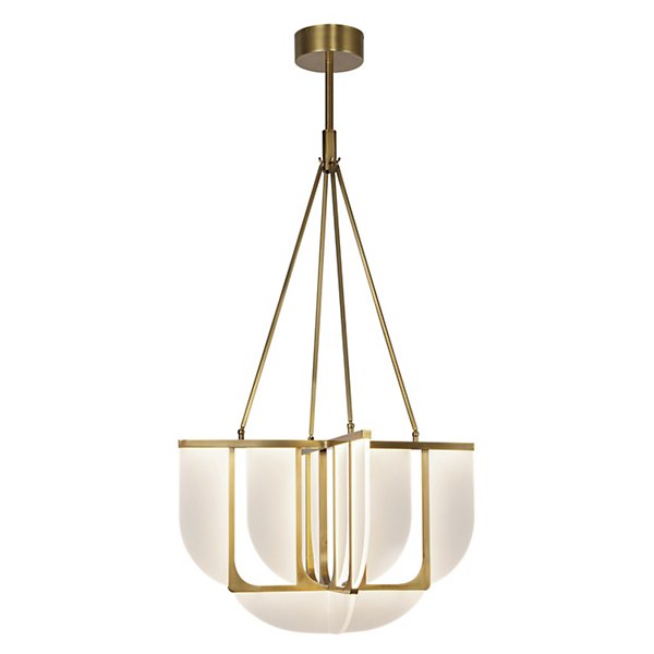 Alora CH336830VB ANDERS 30" CH VINTAGE BRASS 76W LED 90 2700K DC LED