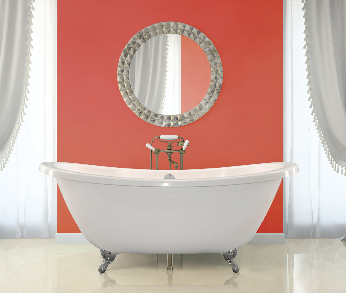 Hydro Systems AND7238STO-BIS ANDREA 7238 STON FREESTANDING TUB ONLY - BISCUIT