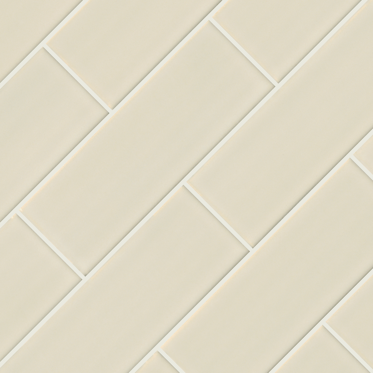 Antique white 4x12 handcrafted glazed ceramic wall tile  msi collection SMOT-PT-AW412 product shot angle view