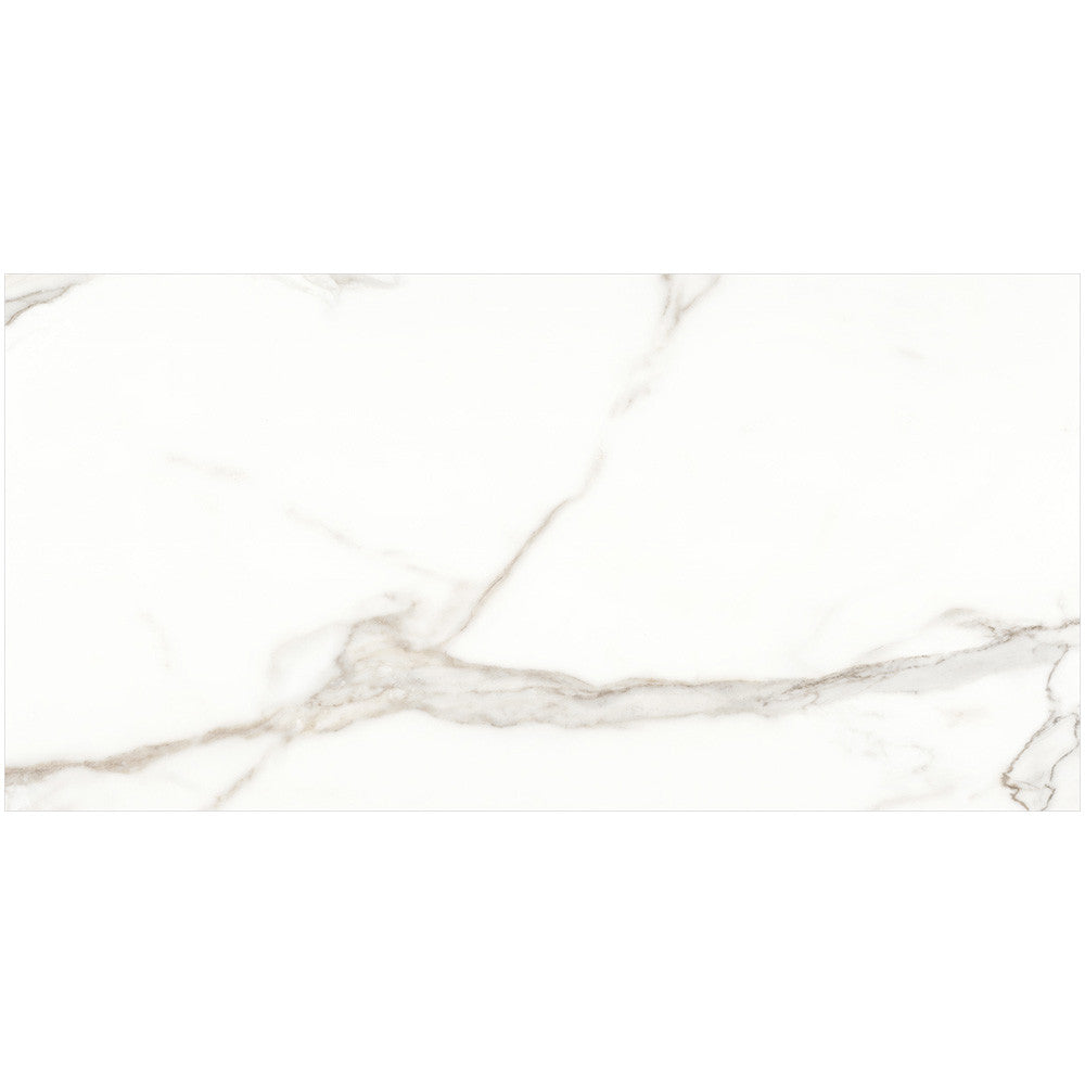 Anatolia Tile 24X48 Mayfair Calacatta Oro Polished Rectified Porcelain 4500-0378-1 Calacatta Oro 24x48" - premium natural stone mosaic tile from Anatolia Tile, available at PoshHaus showroom in Keene, NH