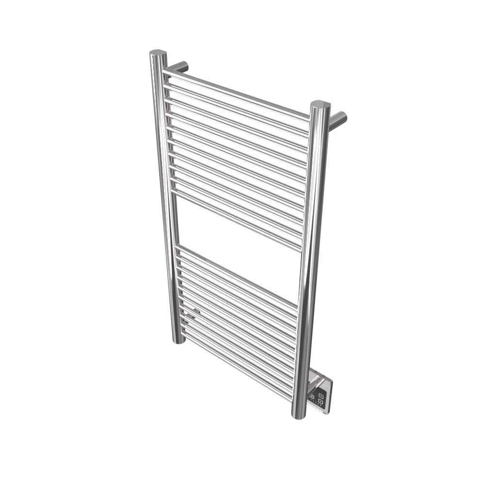 Amba Products A2036P Antus 20-Bar Hardwired Towel Warmer - 4.125 x 20.375 x 37.75 in. - Polished Finish