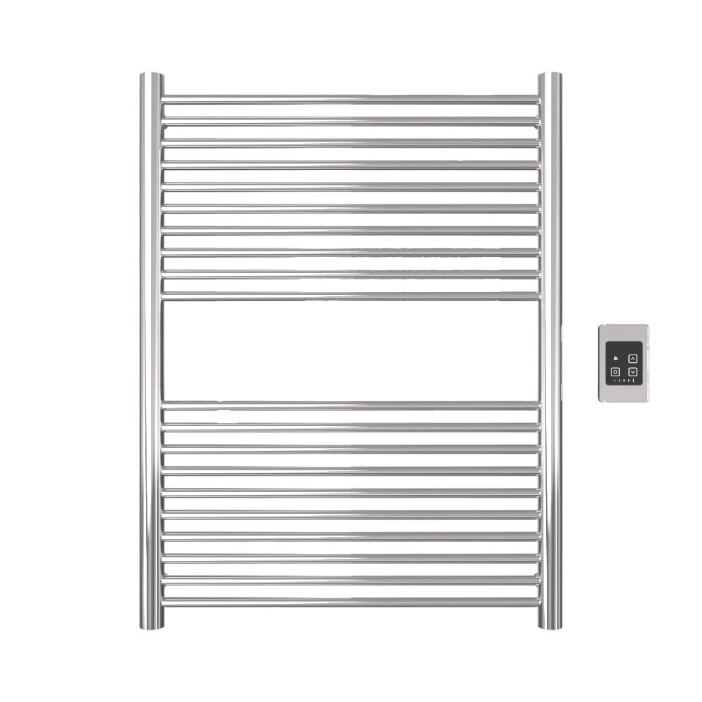 Amba Products A2836P Antus 20-Bar Hardwired Towel Warmer - 4.125 x 28.25 x 37.75 in. - Polished Finish
