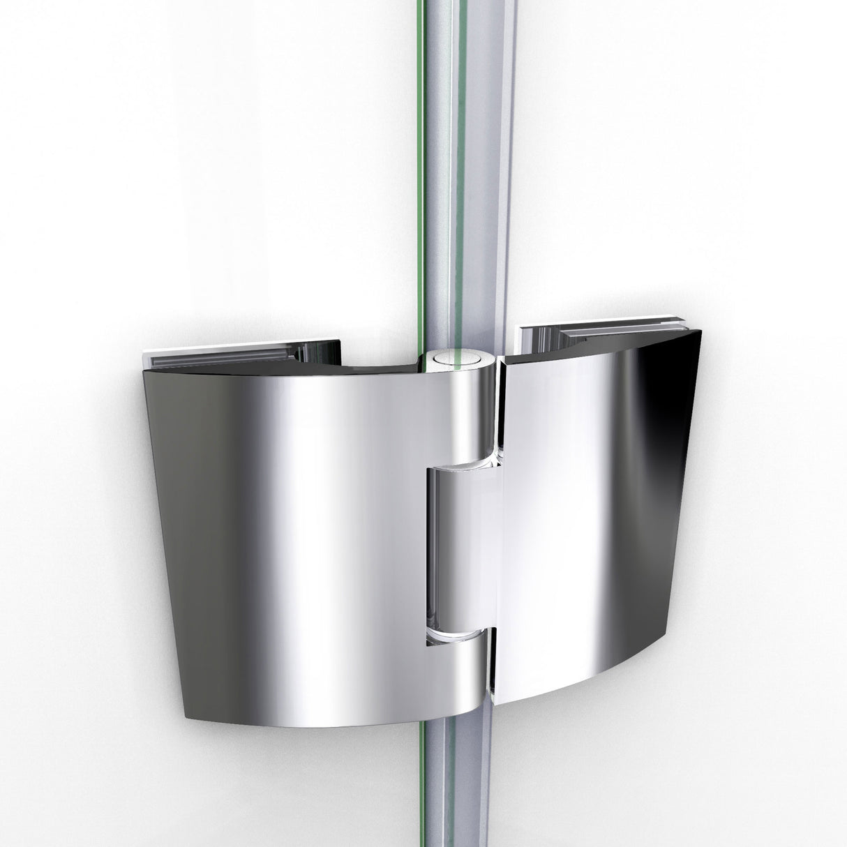 DreamLine Aqua 48 in. W x 58 in. H Frameless Hinged Tub Door in Chrome