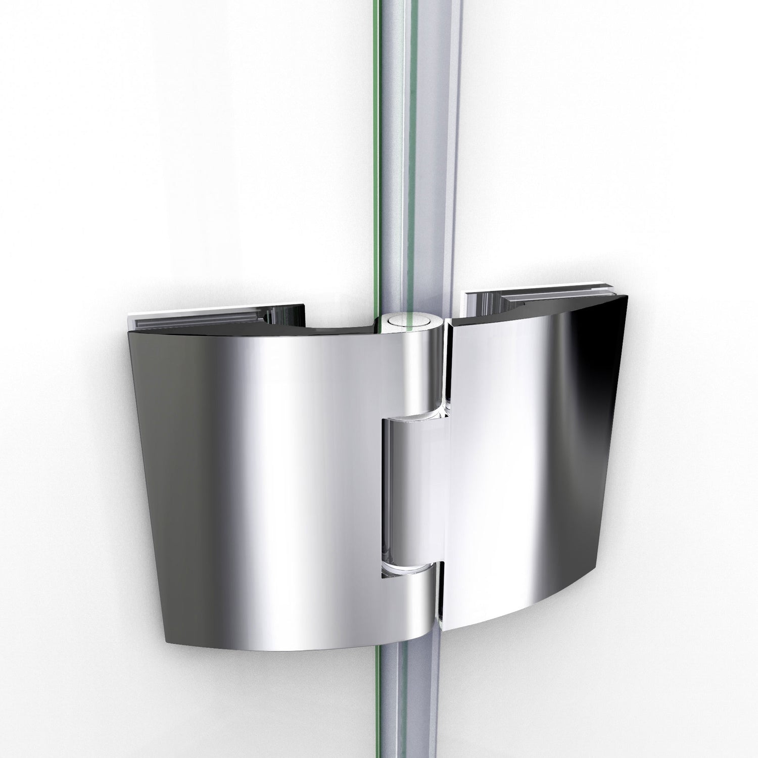 DreamLine Aqua 48 in. W x 58 in. H Frameless Hinged Tub Door in Chrome