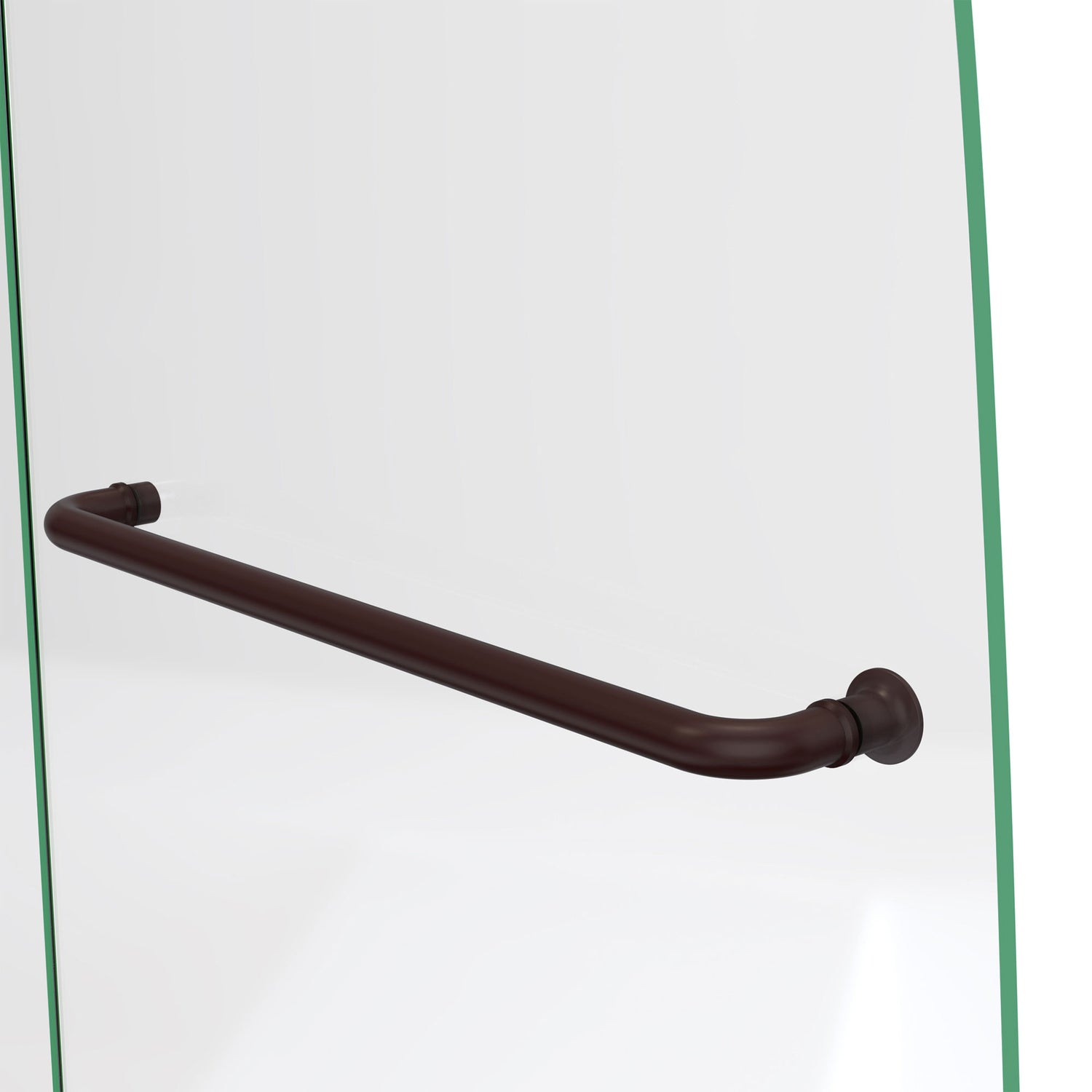 DreamLine Aqua Ultra 45 in. W x 72 in. H Frameless Hinged Shower Door in Oil Rubbed Bronze