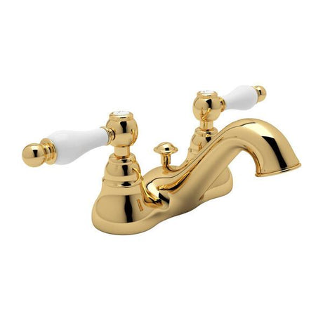 Arcana™ Two Handle Centerset Lavatory Faucet Italian Brass PoshHaus