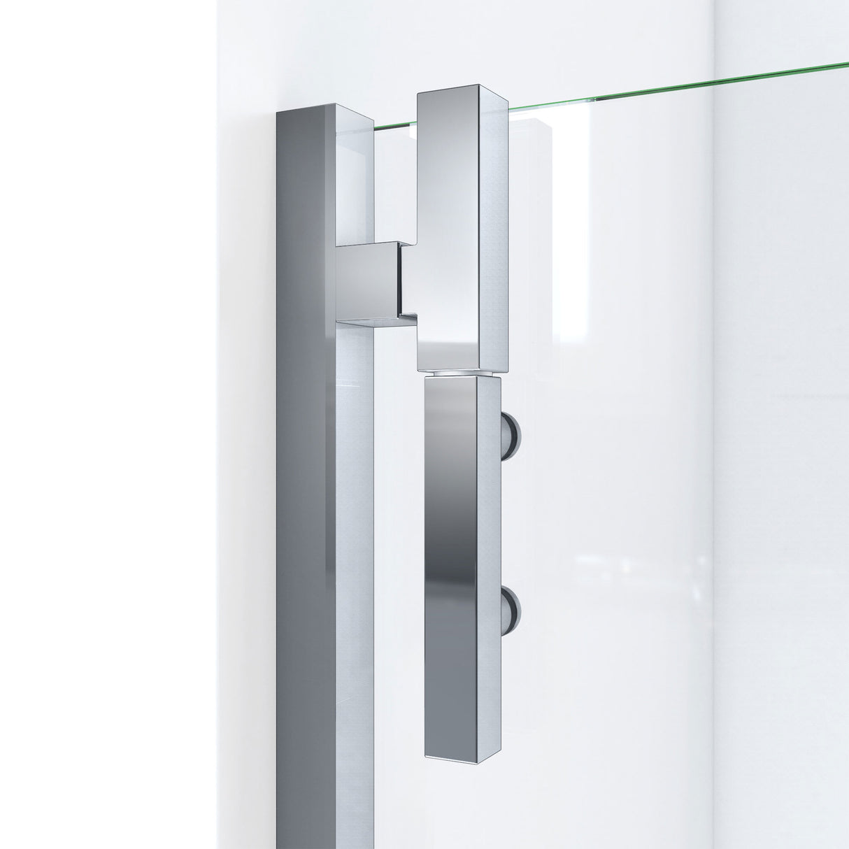 DreamLine Ascend 48-49 in. W x 72 in. H Frameless Pivot Shower Door in Brushed Nickel
