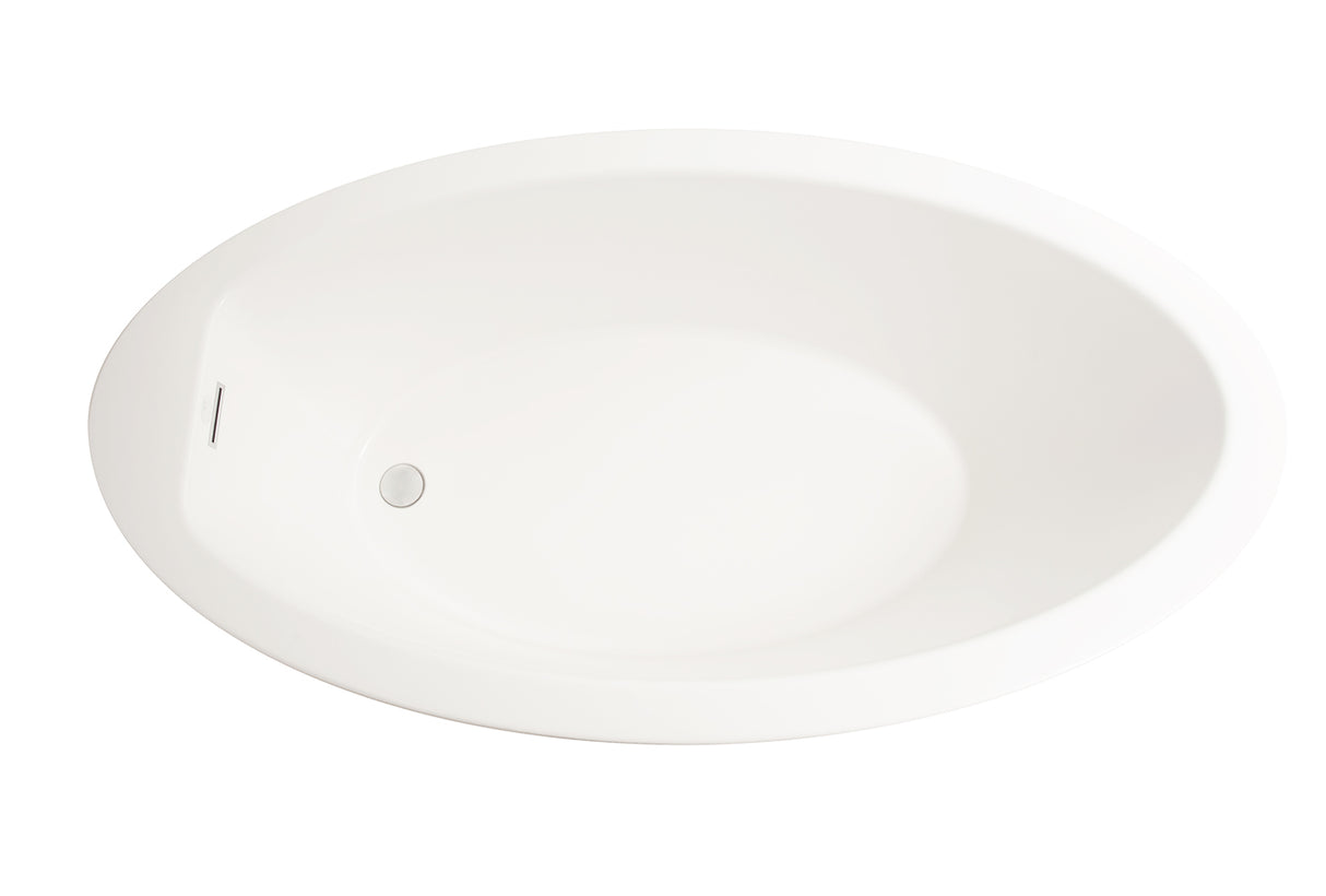 Hydro Systems SAUB6032ATO-BON AUBRY 6032 AC TUB ONLY-BONE