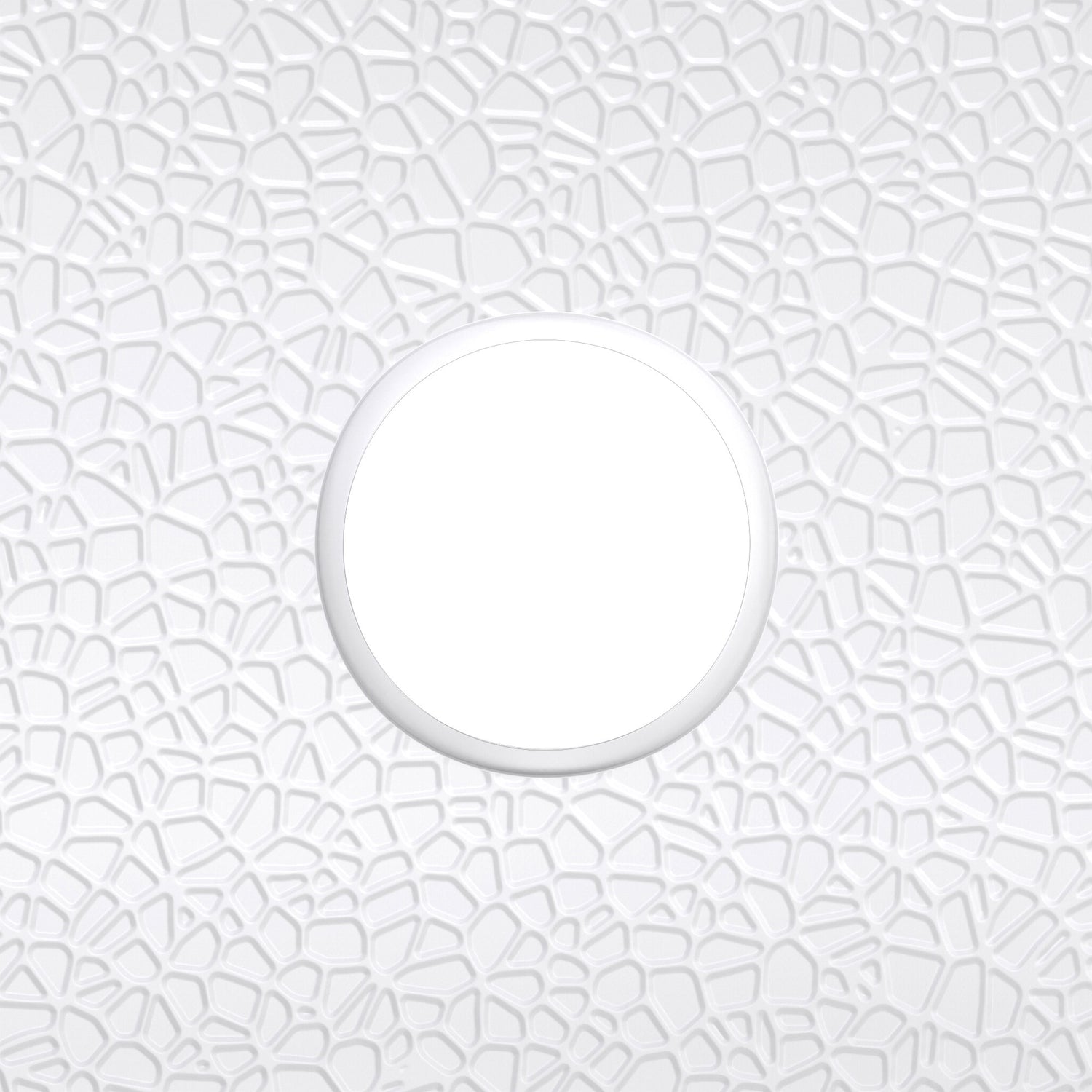 DreamLine DreamStone 34 in. D x 54 in. W x 5 1/2 in. H Center Drain Single Threshold Shower Base in White