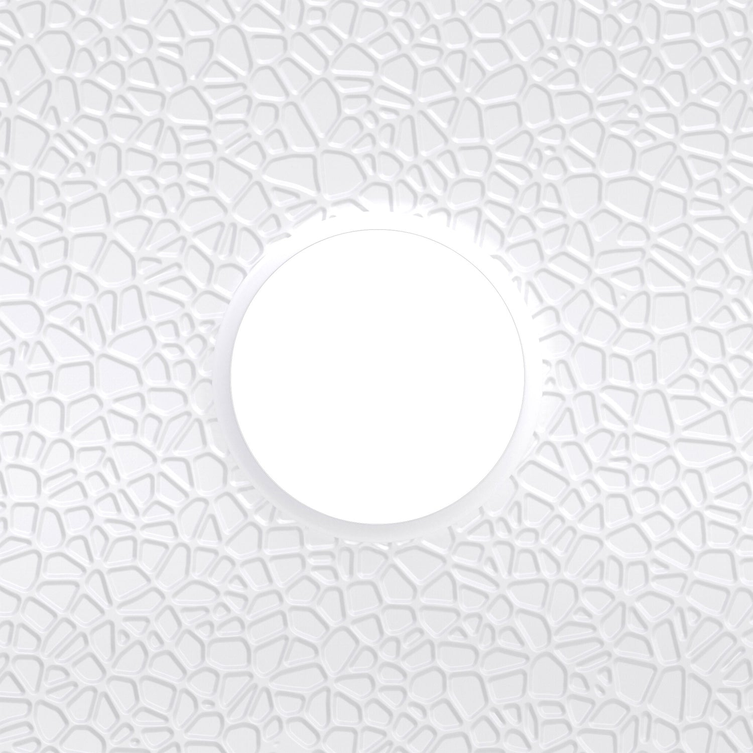 DreamLine DreamStone 32 in. D x 60 in. W x 5 1/2 in. H Center Drain Single Threshold Shower Base in White