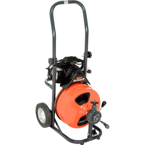 General Wire P-XP-B Mini-Rooter XP Package w/ Power Cable Feed, 75EM2 (75' x 3/8") Cable, MRCS Cutter Set