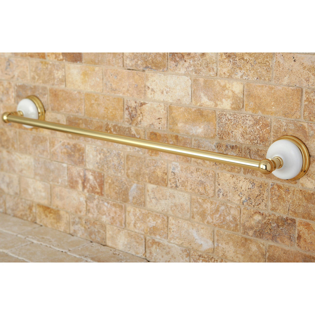Victorian BA1111PB 24-Inch Towel Bar, Polished Brass
