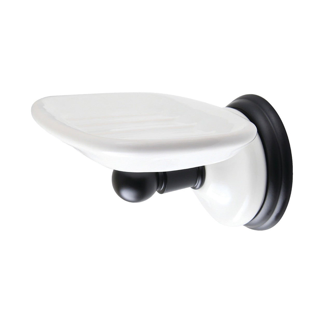 Victorian BA1115MB Wall Mount Soap Dish Holder, Matte Black