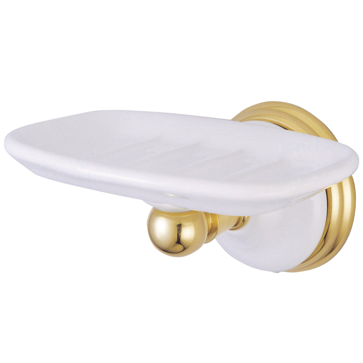 Victorian BA1115PB Wall Mount Soap Dish Holder, Polished Brass