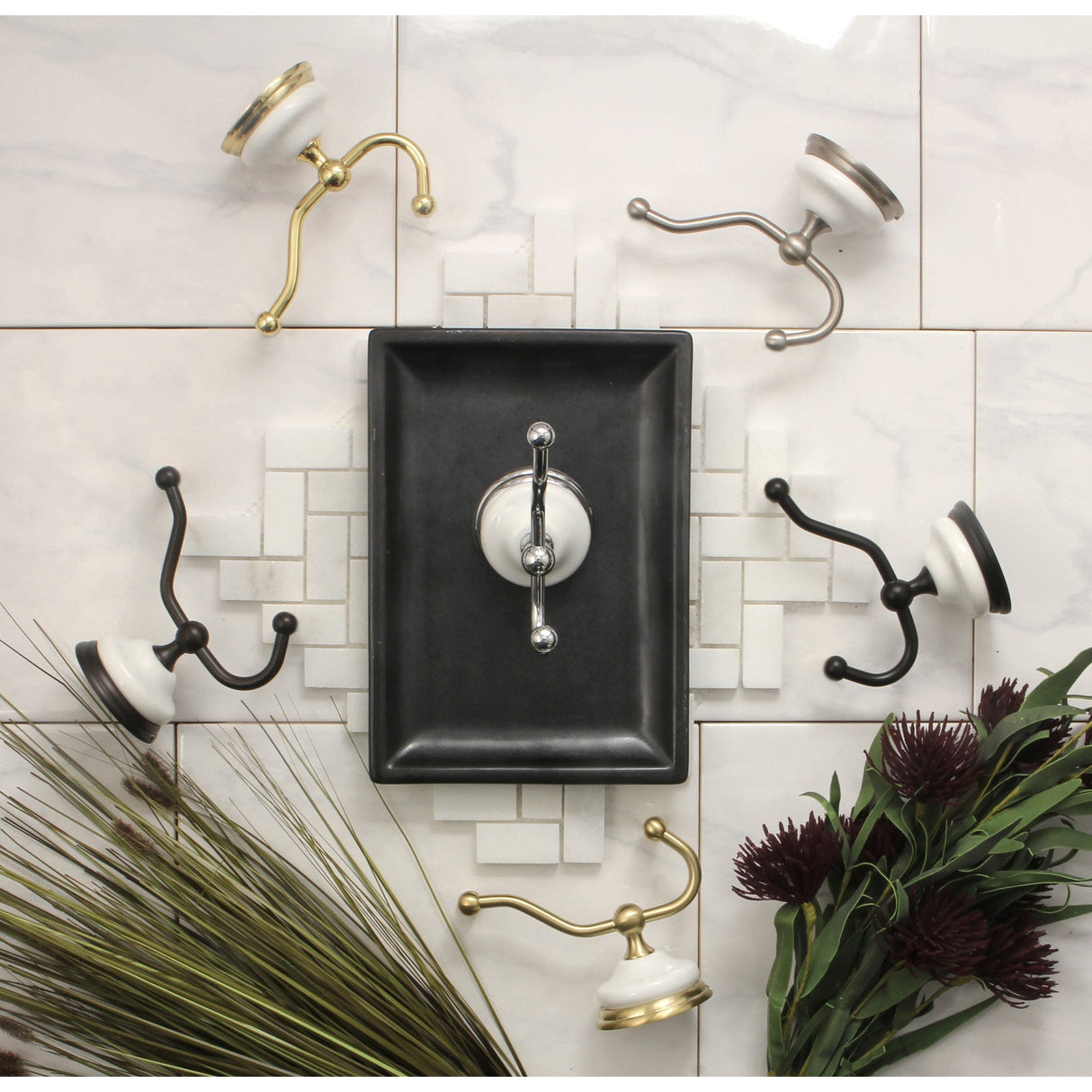 Victorian BA1117C Robe Hook, Polished Chrome