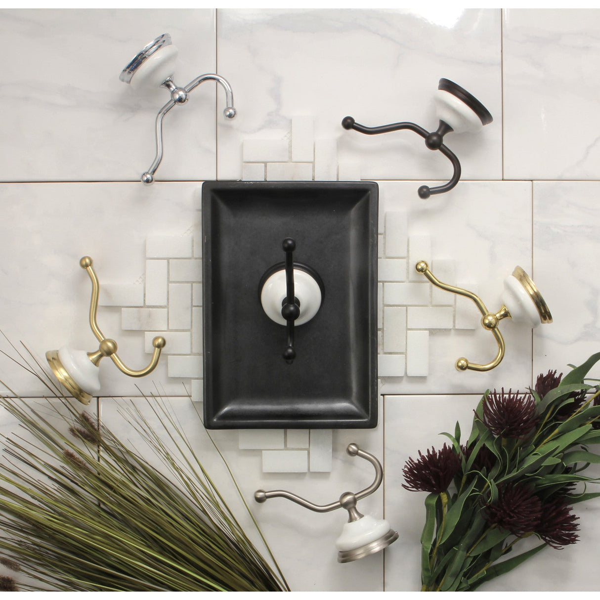 Victorian BA1117MB Robe Hook, Matte Black