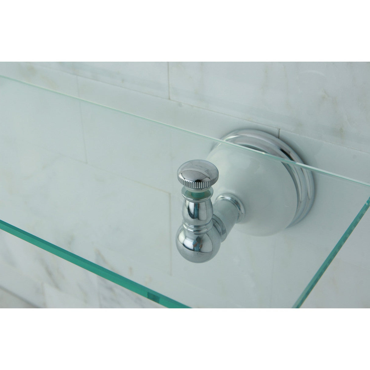 Victorian BA1119C Glass Shelf, Polished Chrome