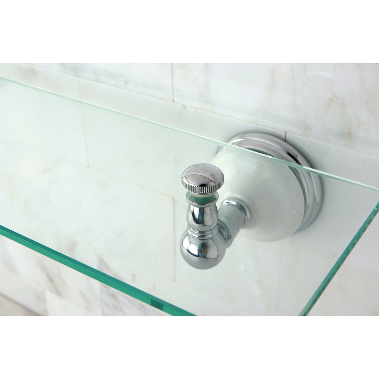 Victorian BA1119C Glass Shelf, Polished Chrome