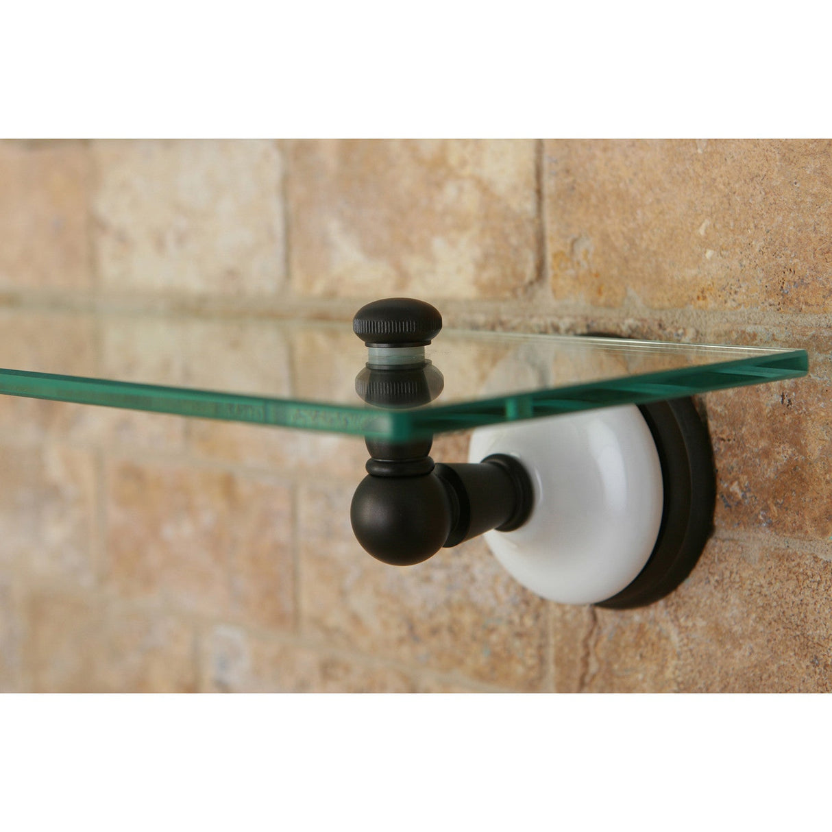 Victorian BA1119ORB Glass Shelf, Oil Rubbed Bronze