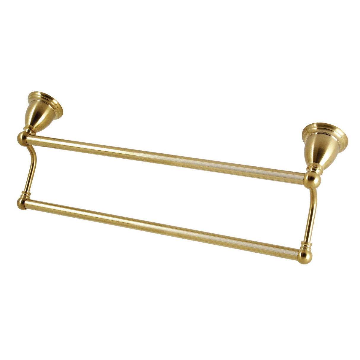 Heritage BA175318BB 18-Inch Dual Towel Bar, Brushed Brass