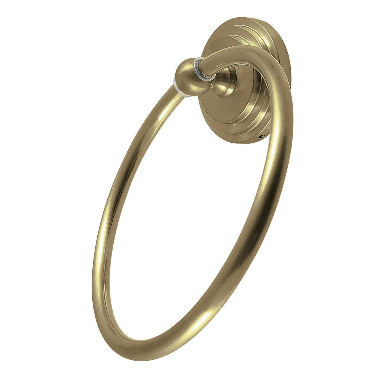 Milano BA2714BB Towel Ring, Brushed Brass