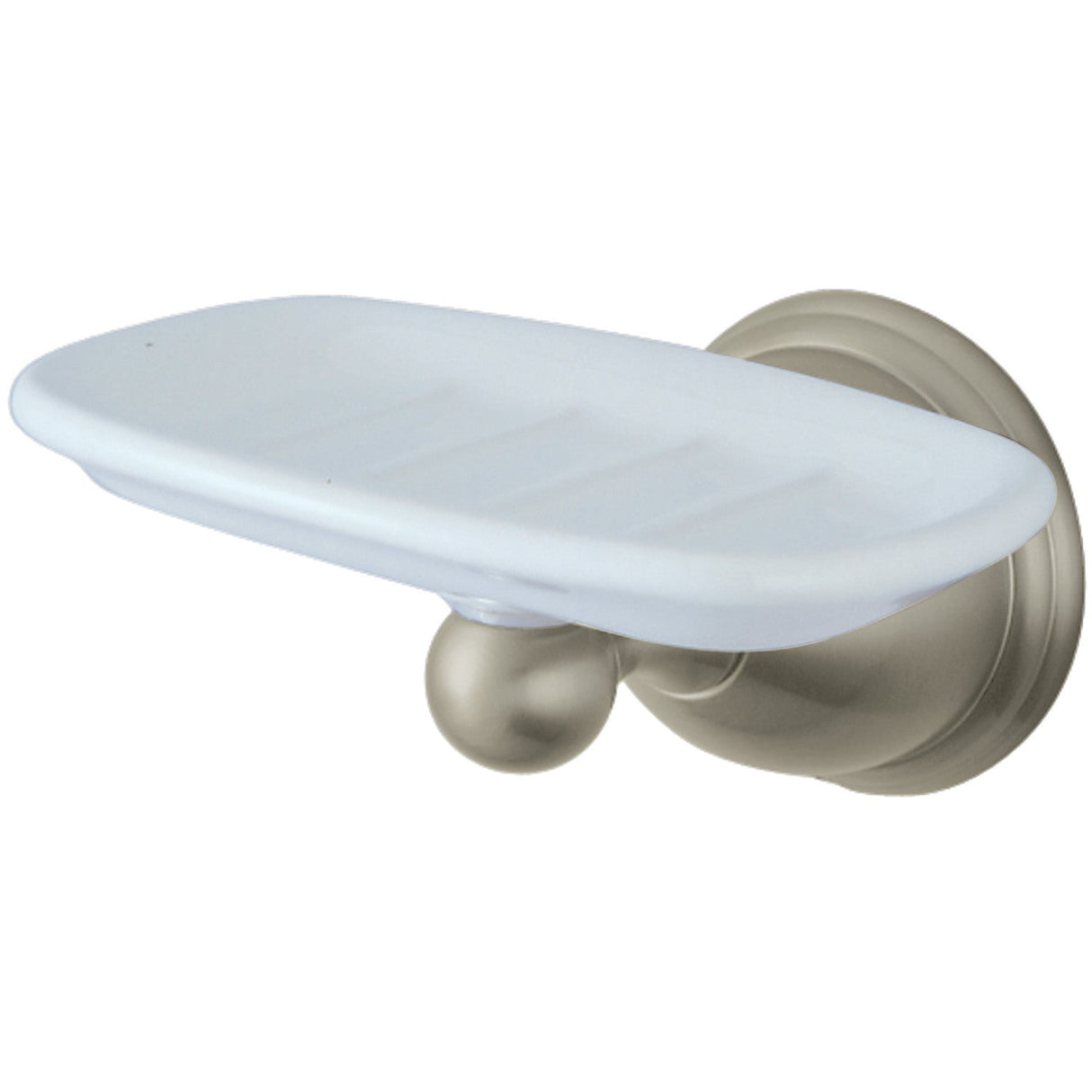 Restoration BA3965SN Wall Mount Soap Dish Holder, Brushed Nickel