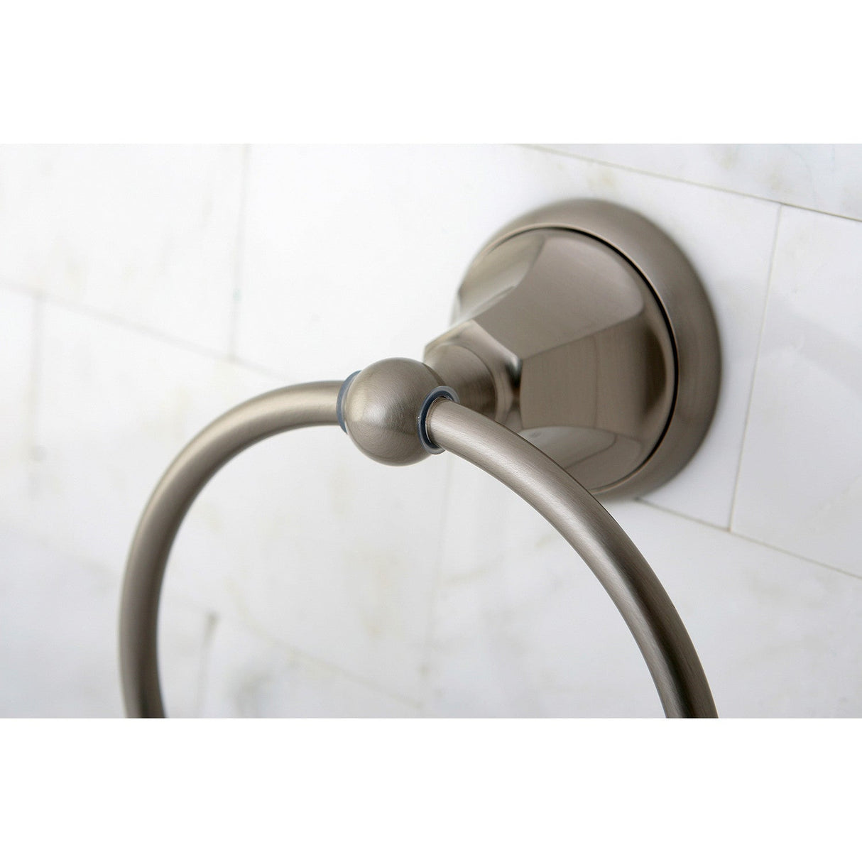 Metropolitan BA4814SN Towel Ring, Brushed Nickel