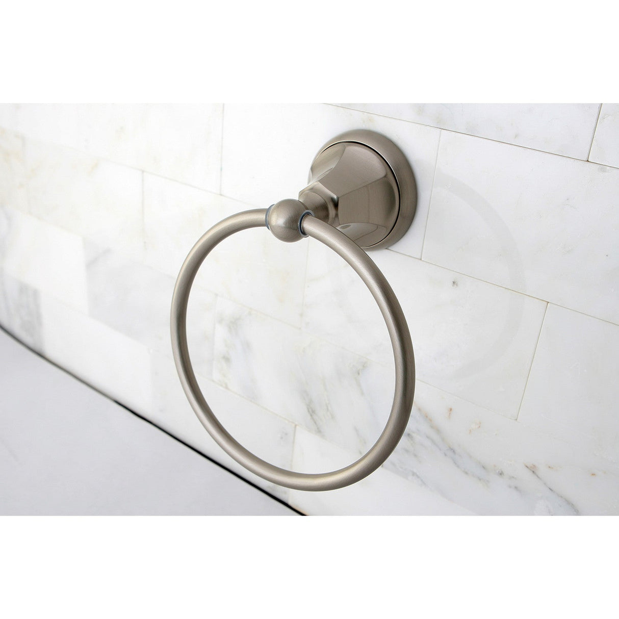 Metropolitan BA4814SN Towel Ring, Brushed Nickel