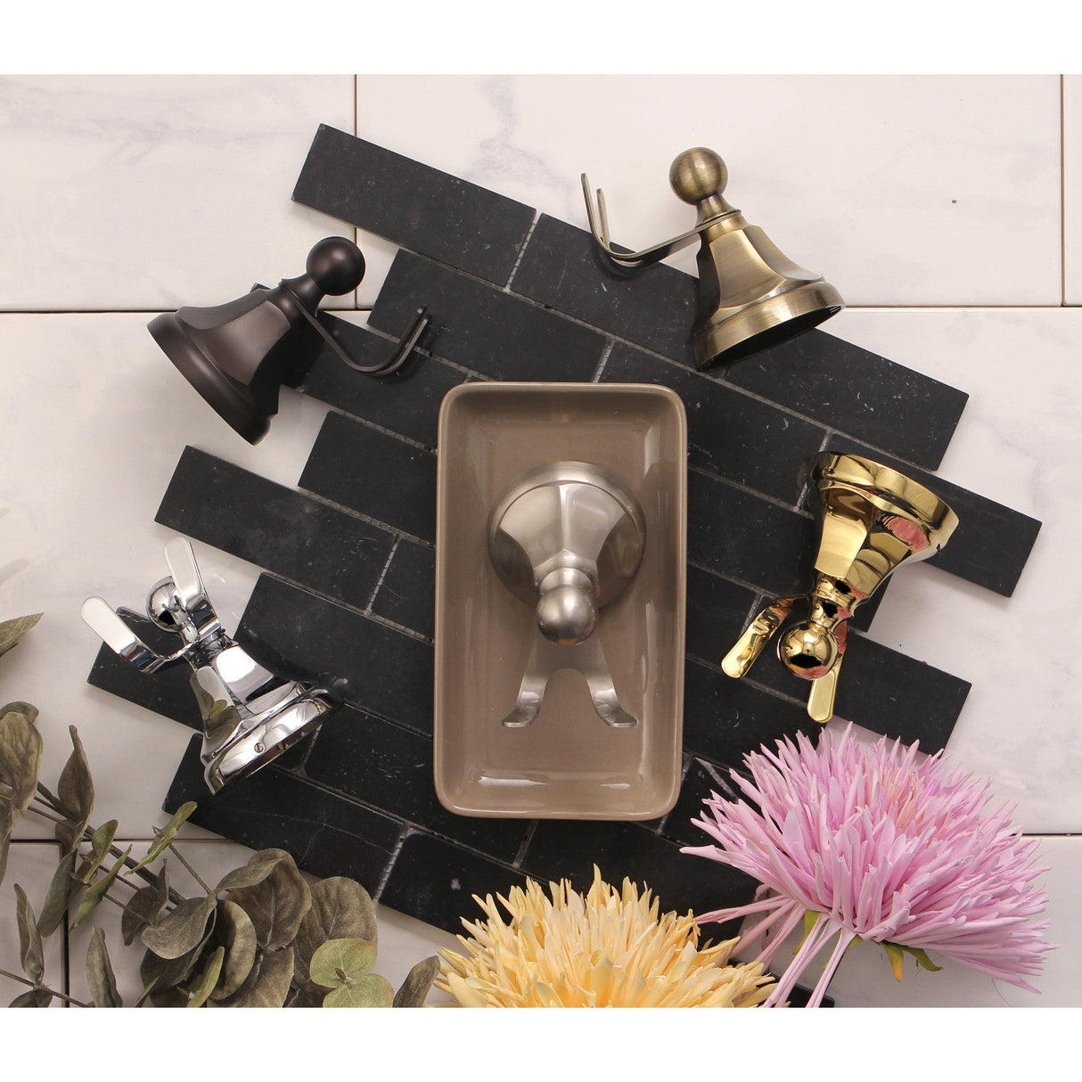 Metropolitan BA4817SN Robe Hook, Brushed Nickel