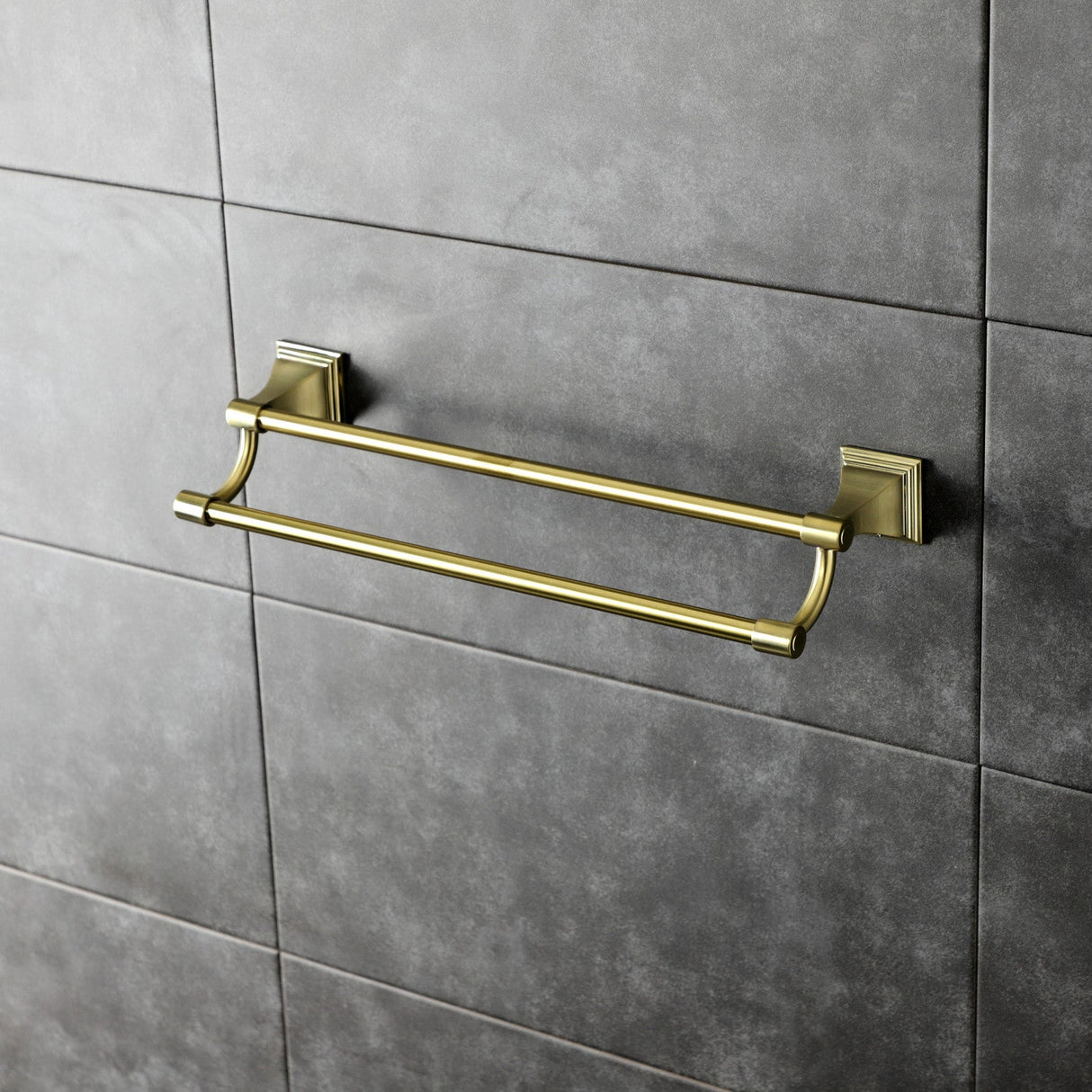 Monarch BAH612318BB Dual Towel Bar, Brushed Brass