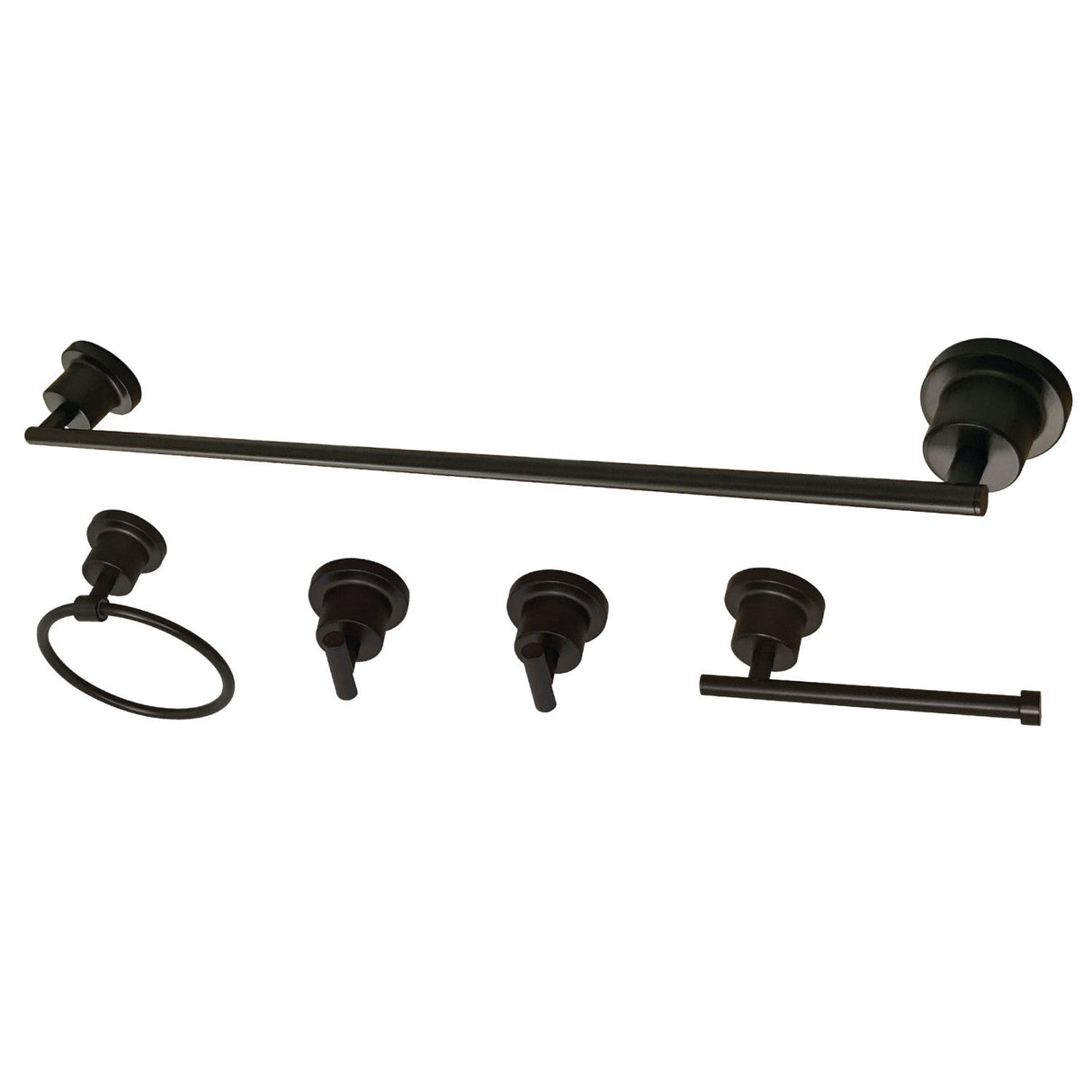 Concord BAH82134478ORB 5-Piece Bathroom Hardware Set, Oil Rubbed Bronze
