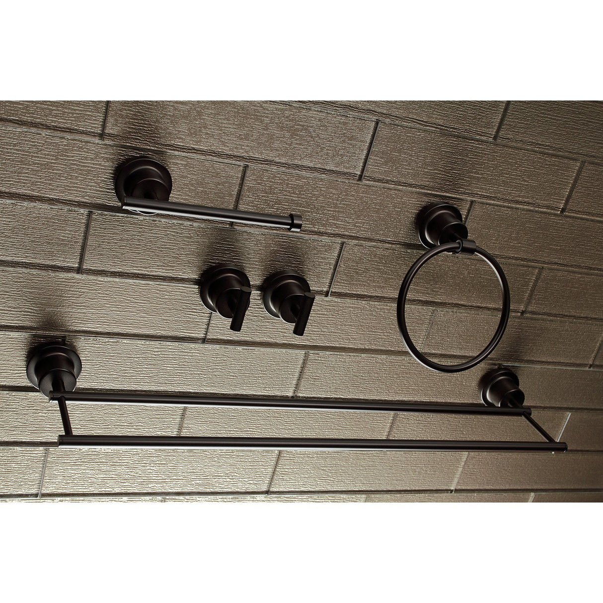Concord BAH8213478ORB 5-Piece Bathroom Hardware Set, Oil Rubbed Bronze
