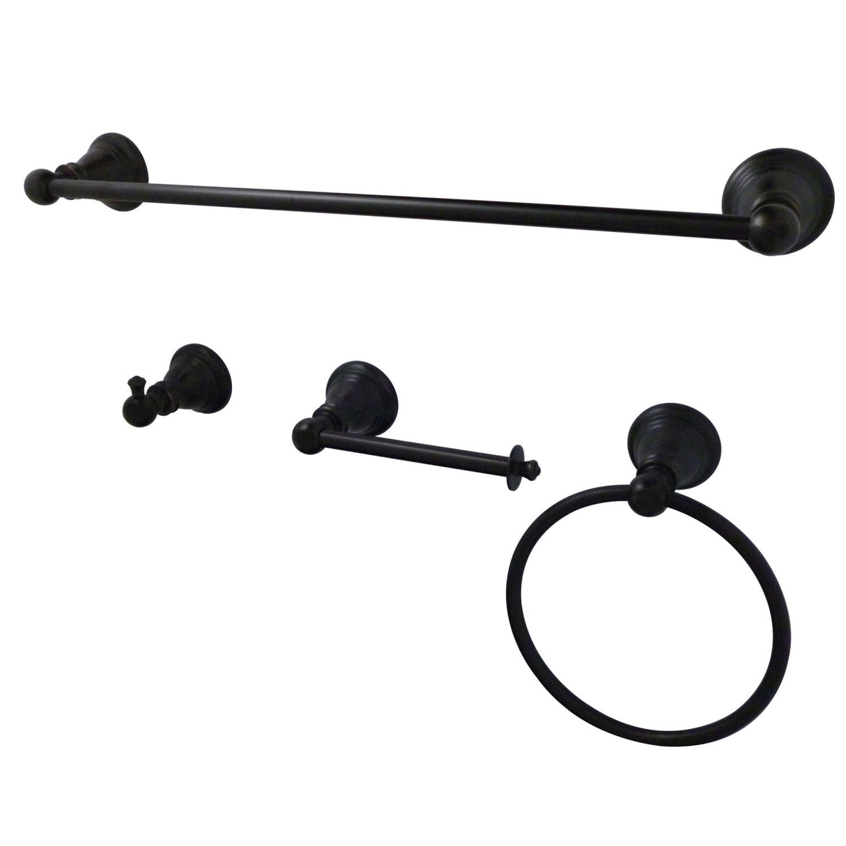 American Classic BAHK192478ORB 4-Piece Bathroom Hardware Set, Oil Rubbed Bronze