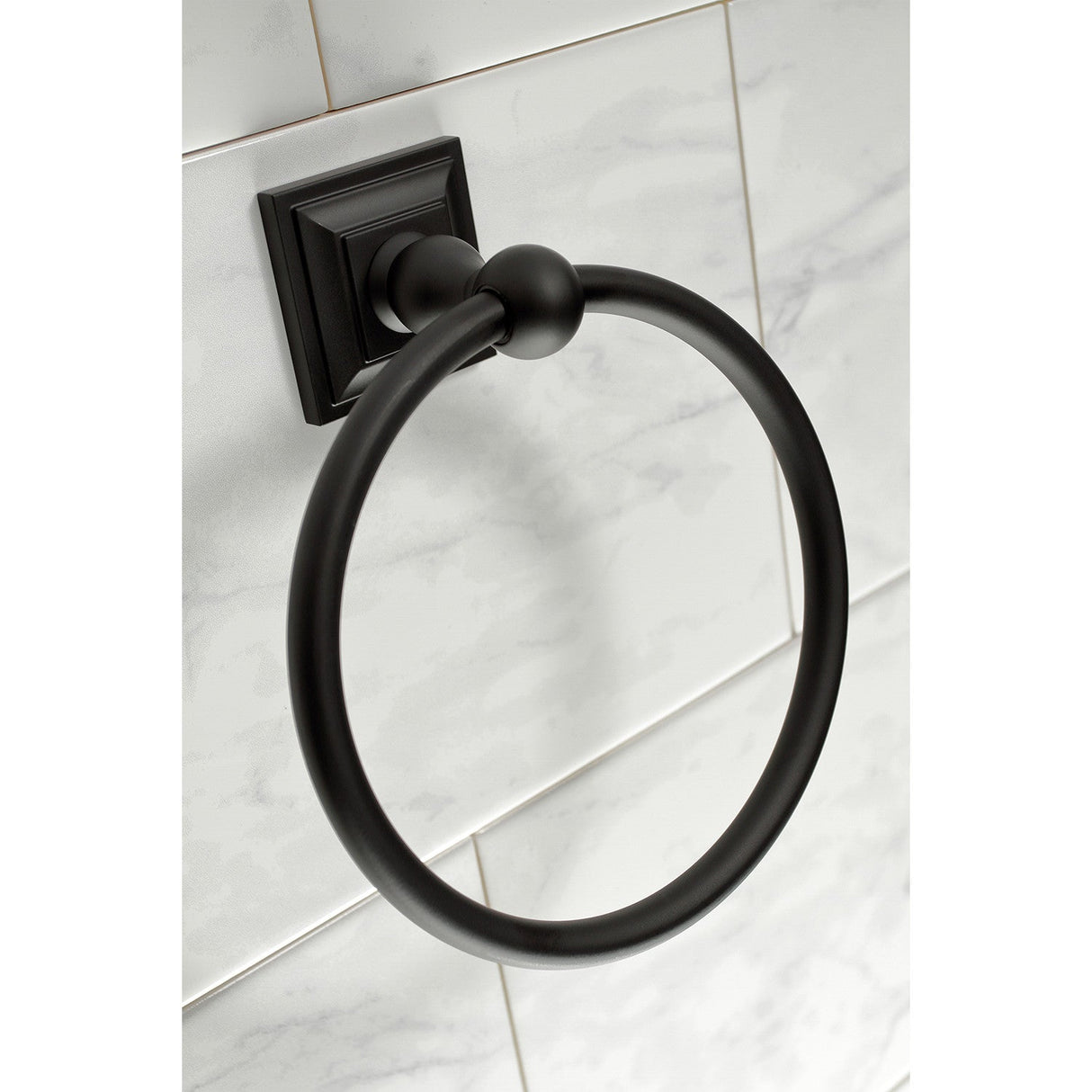 Serano BAHK3212478K 5-Piece Bathroom Hardware Set, Matte Black