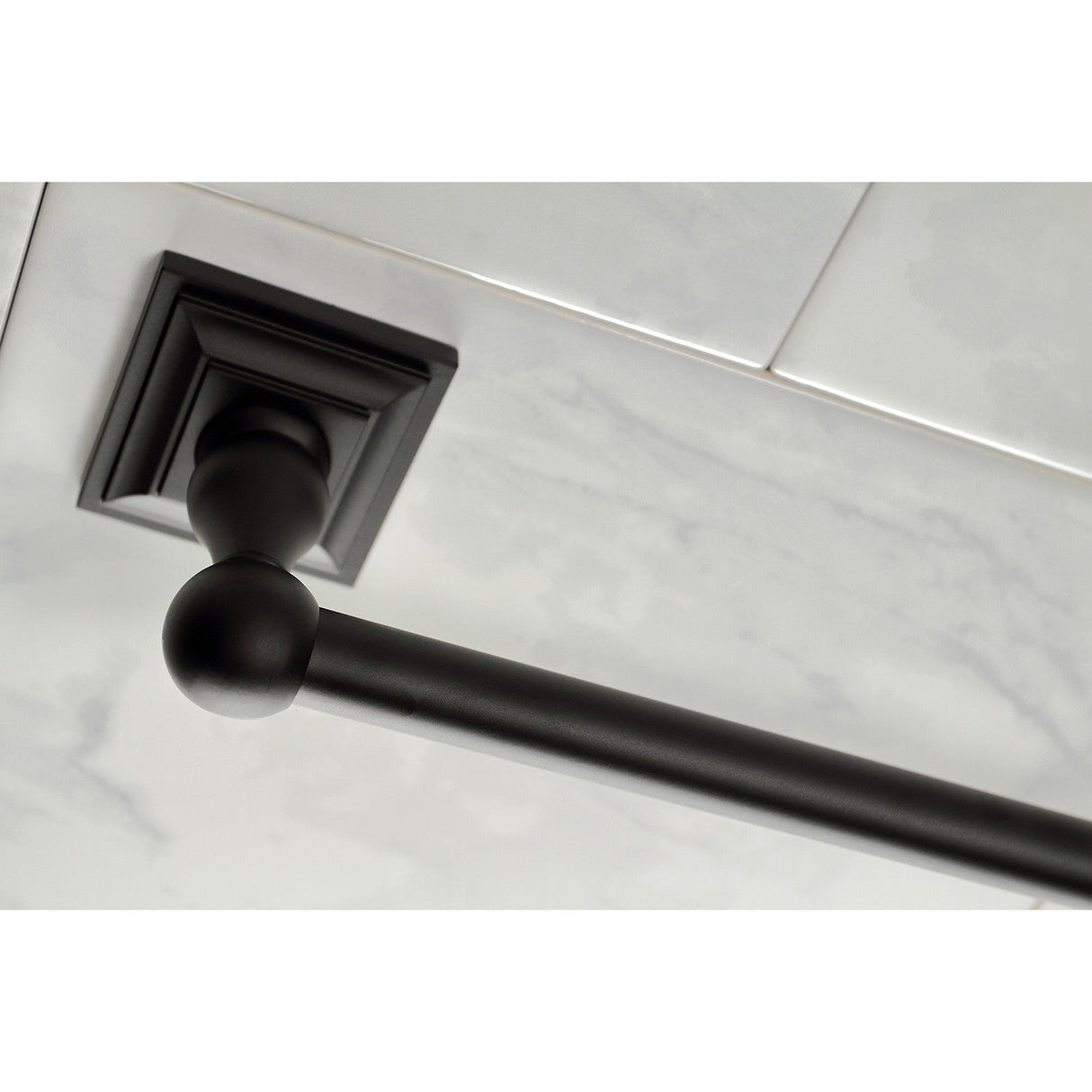 Serano BAHK3212478K 5-Piece Bathroom Hardware Set, Matte Black
